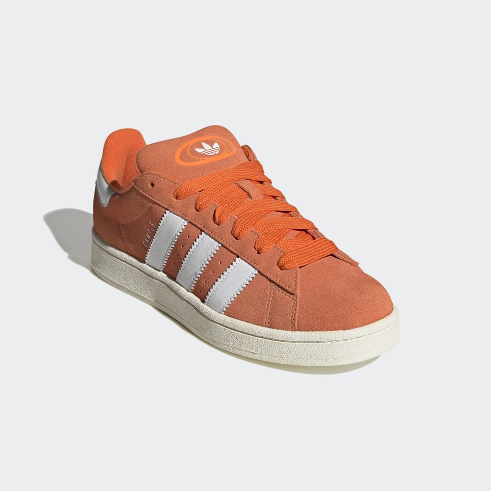 Basket Adidas Campus 00s Orange Blanche Femme | ZAB-05562158