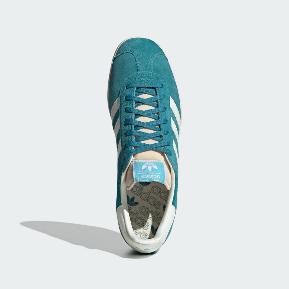 Basket Adidas Gazelle Vert Blanche Femme | GQA-30397927