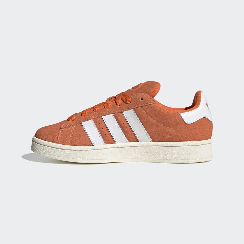 Basket Adidas Campus 00s Orange Blanche Femme | ZAB-05562158