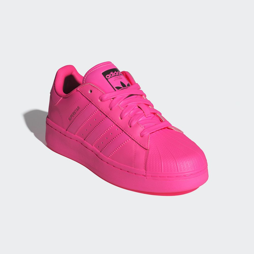 Basket Adidas Superstar XLG Rose Noir Femme | ULP-02799094