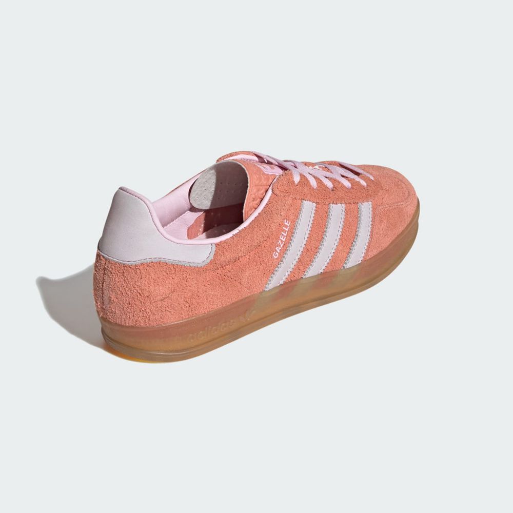 Basket Adidas Gazelle Rose Grise Femme | IRP-04017939