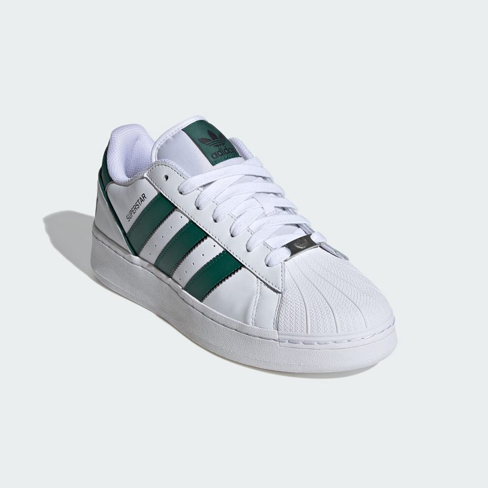 Basket Adidas Superstar XLG Blanche Vert Noir Femme | UDY-79424437