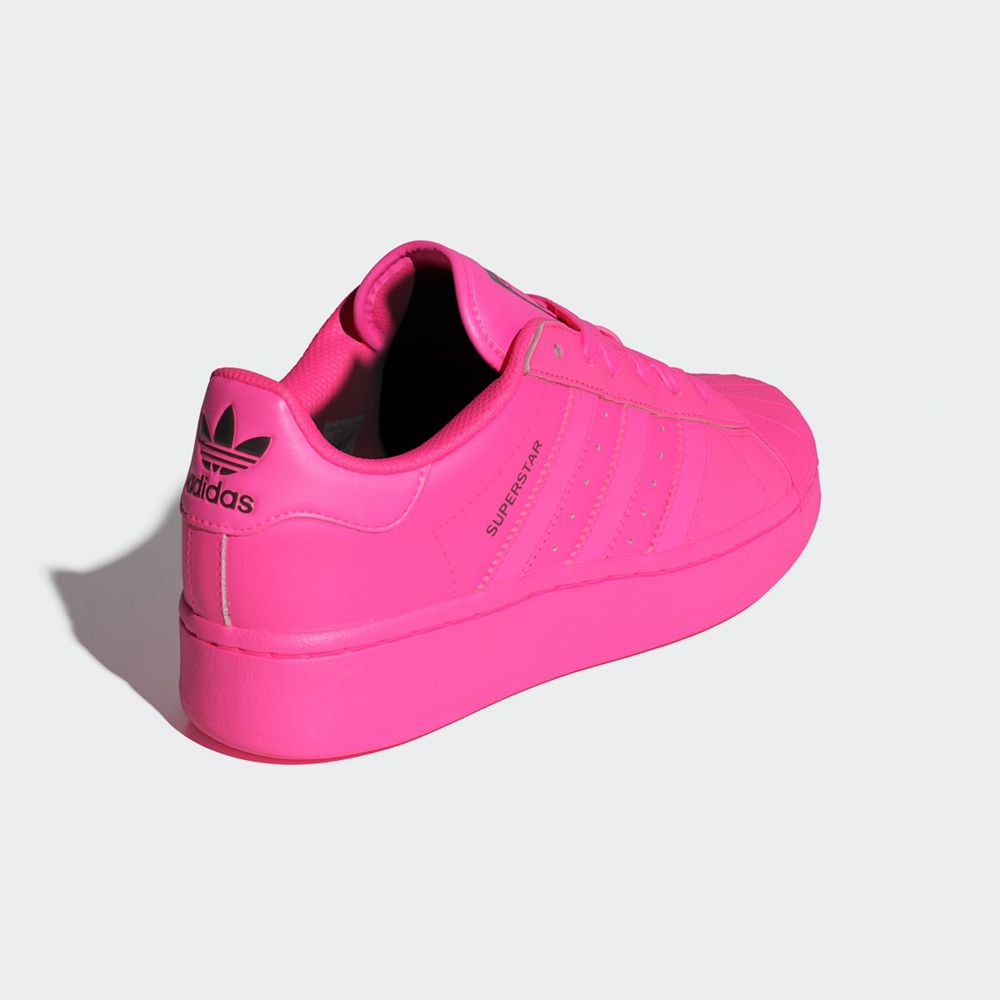 Basket Adidas Superstar XLG Rose Noir Femme | ULP-02799094