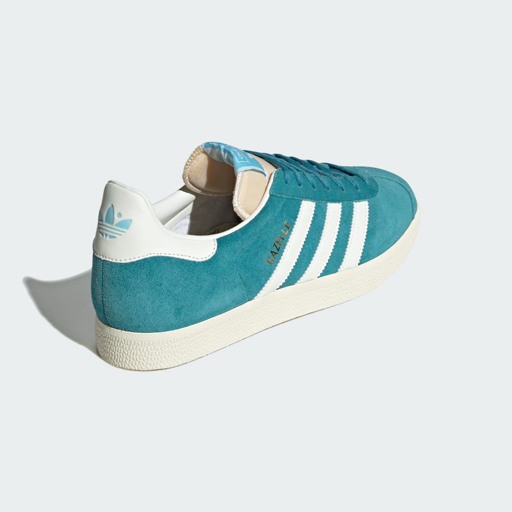 Basket Adidas Gazelle Vert Blanche Femme | GQA-30397927