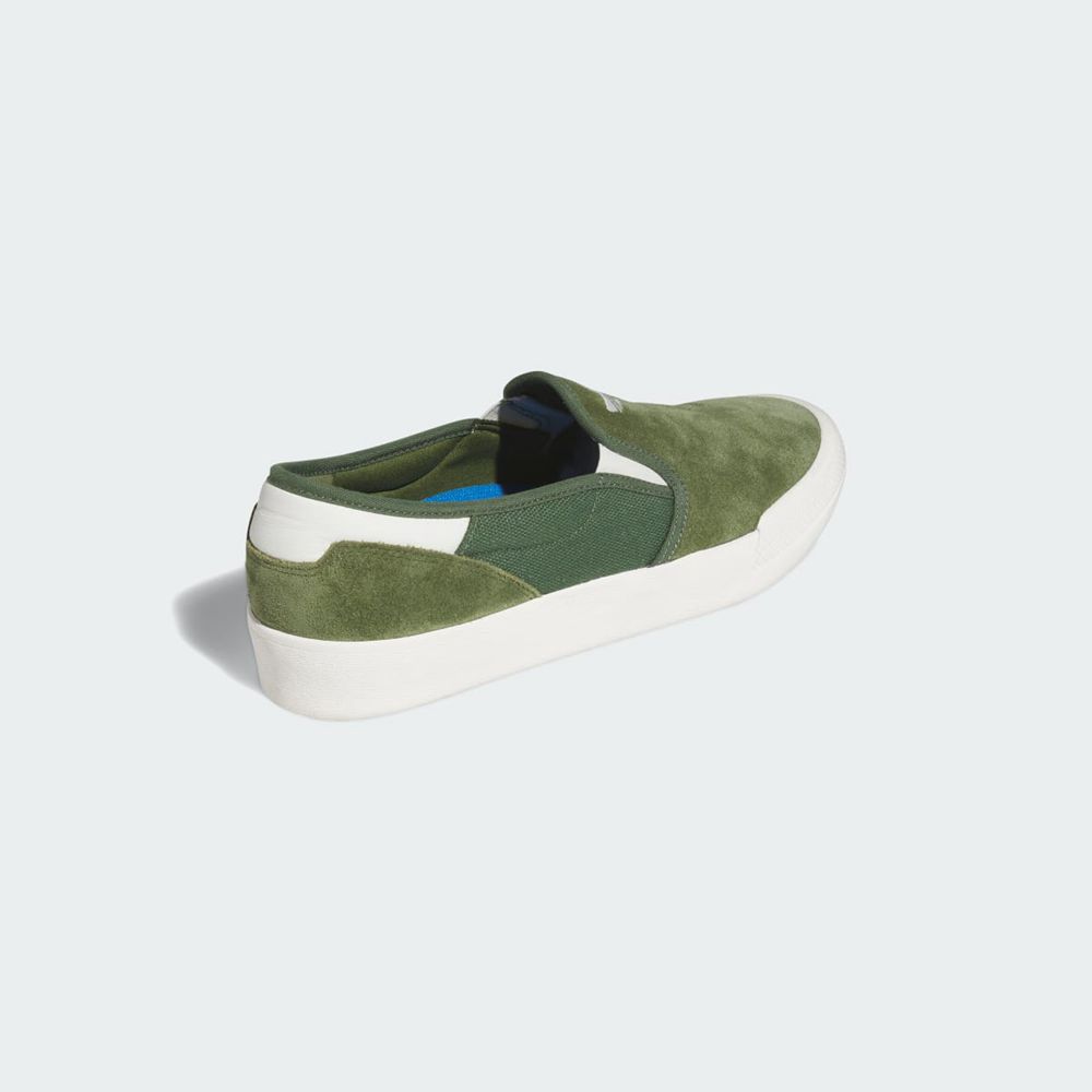 Basket Adidas Shmoofoil Vert Olive Blanche Femme | RGO-08872830