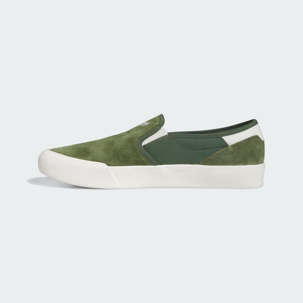 Basket Adidas Shmoofoil Vert Olive Blanche Femme | RGO-08872830