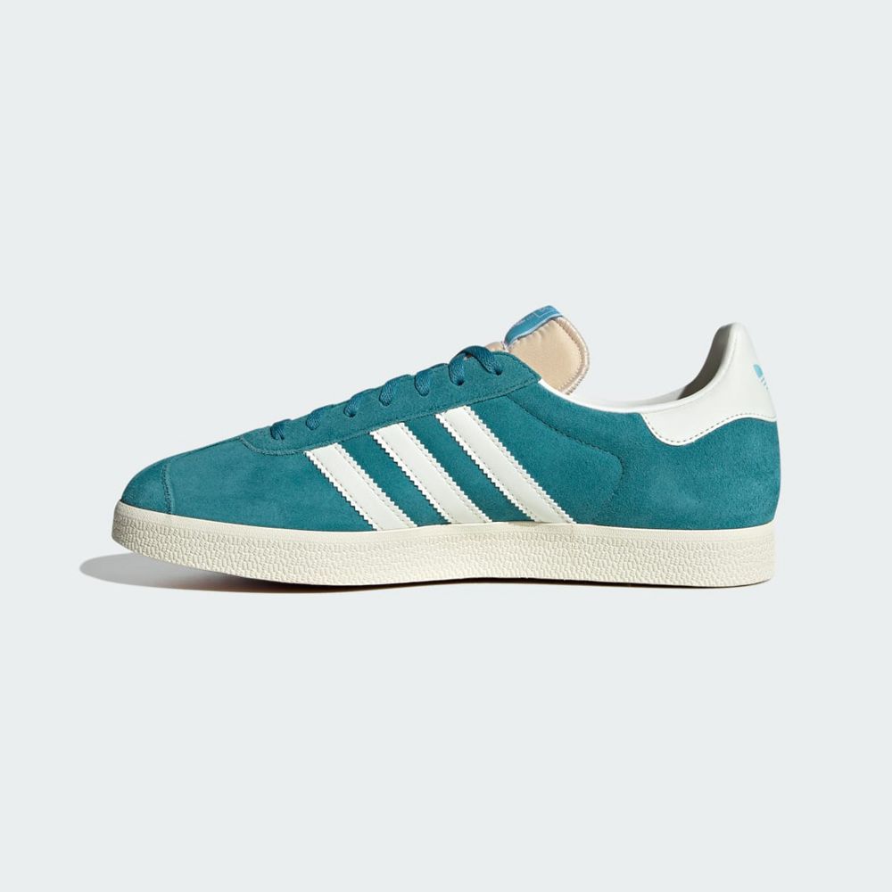 Basket Adidas Gazelle Vert Blanche Femme | GQA-30397927