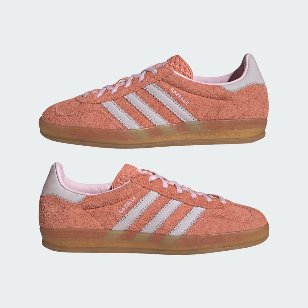 Basket Adidas Gazelle Rose Grise Femme | IRP-04017939