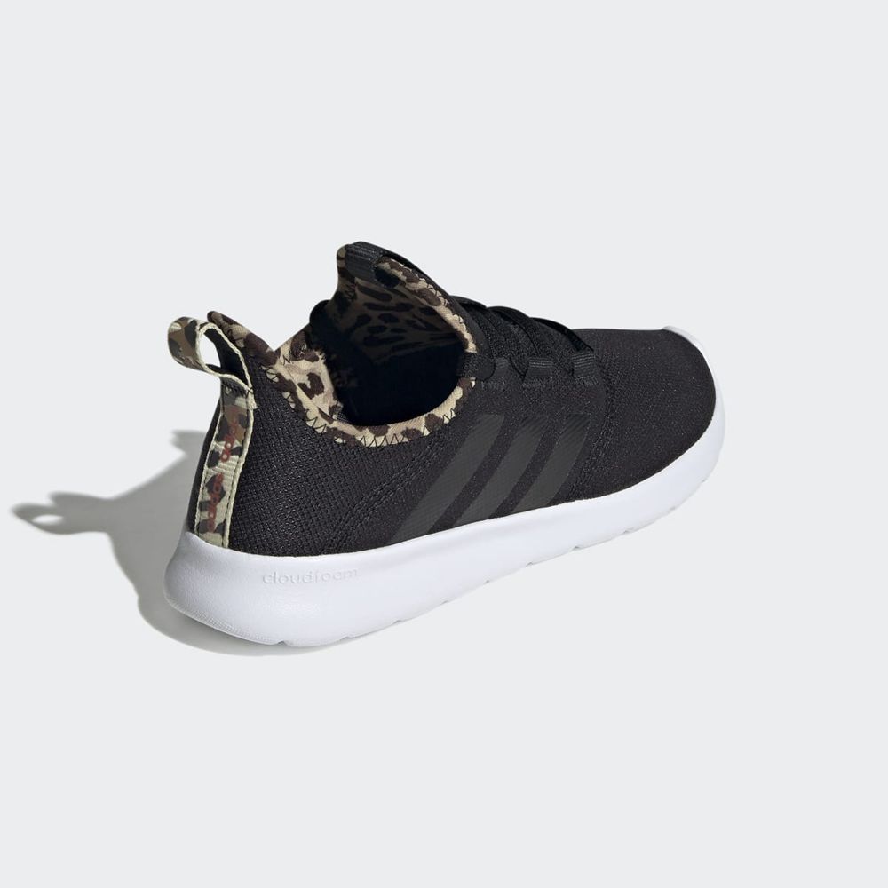 Basket Adidas Cloudfoam Pure 2.0 Noir Beige Femme | LSO-81013871