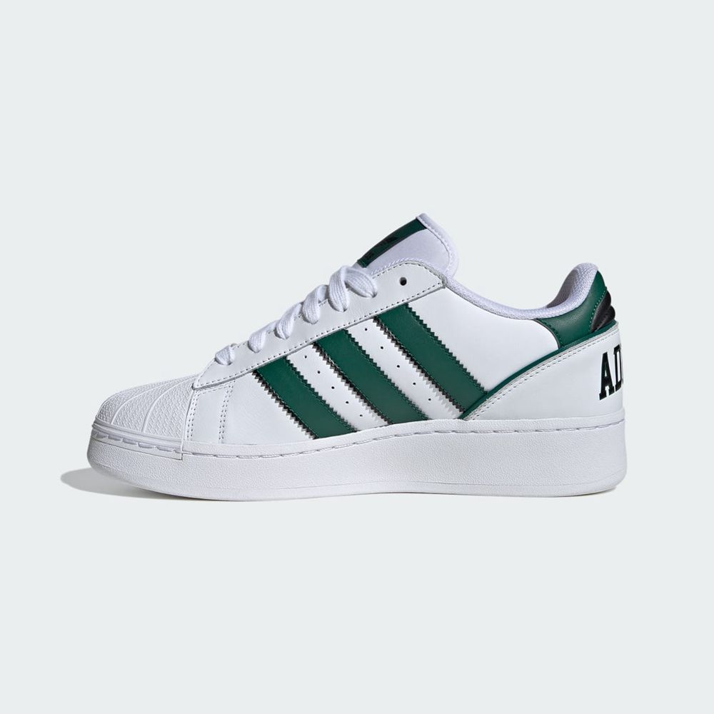 Basket Adidas Superstar XLG Blanche Vert Noir Femme | UDY-79424437