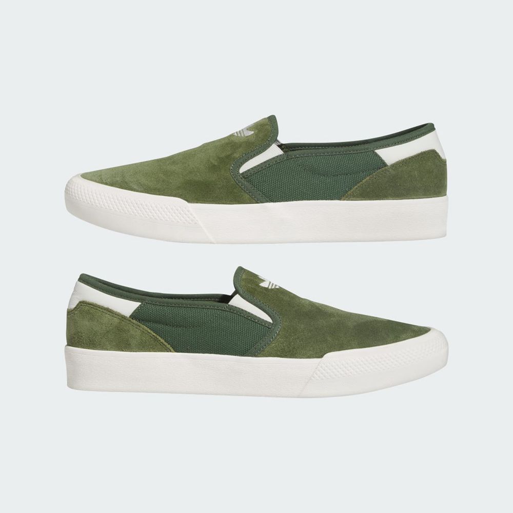 Basket Adidas Shmoofoil Vert Olive Blanche Femme | RGO-08872830