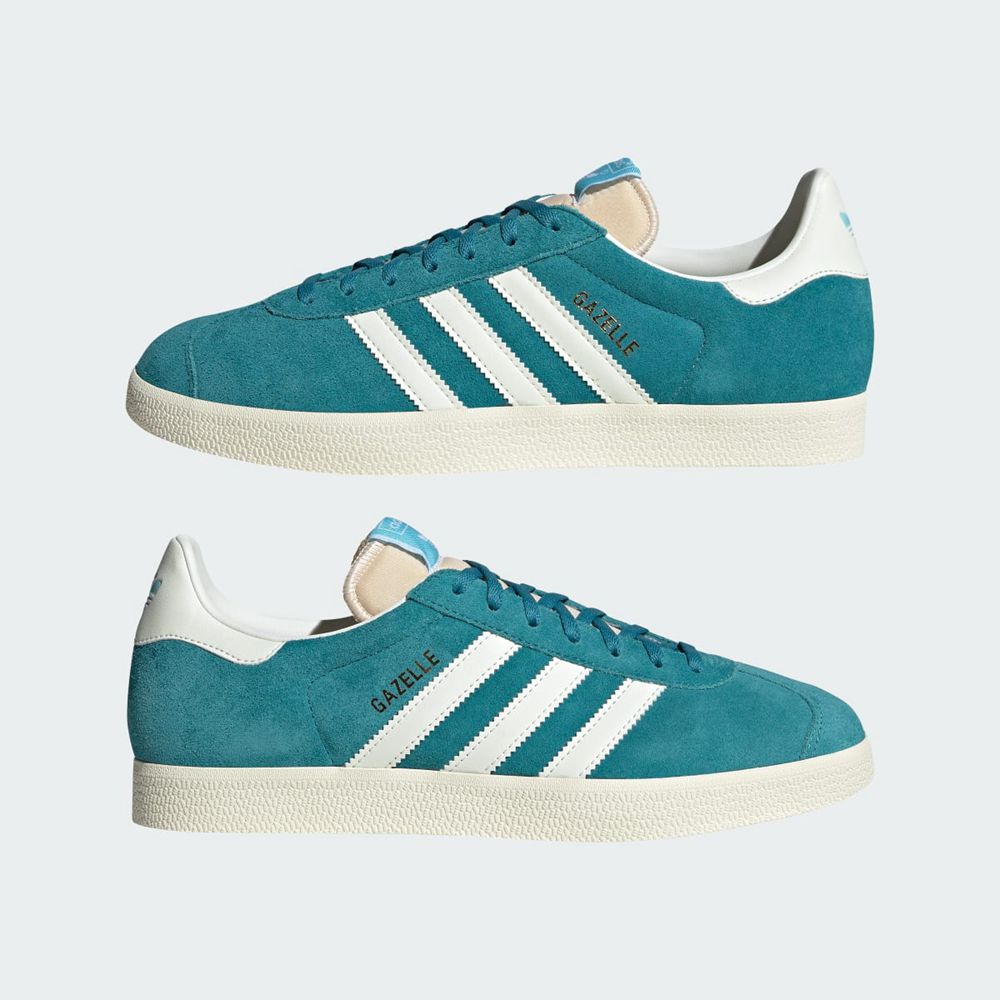 Basket Adidas Gazelle Vert Blanche Femme | GQA-30397927