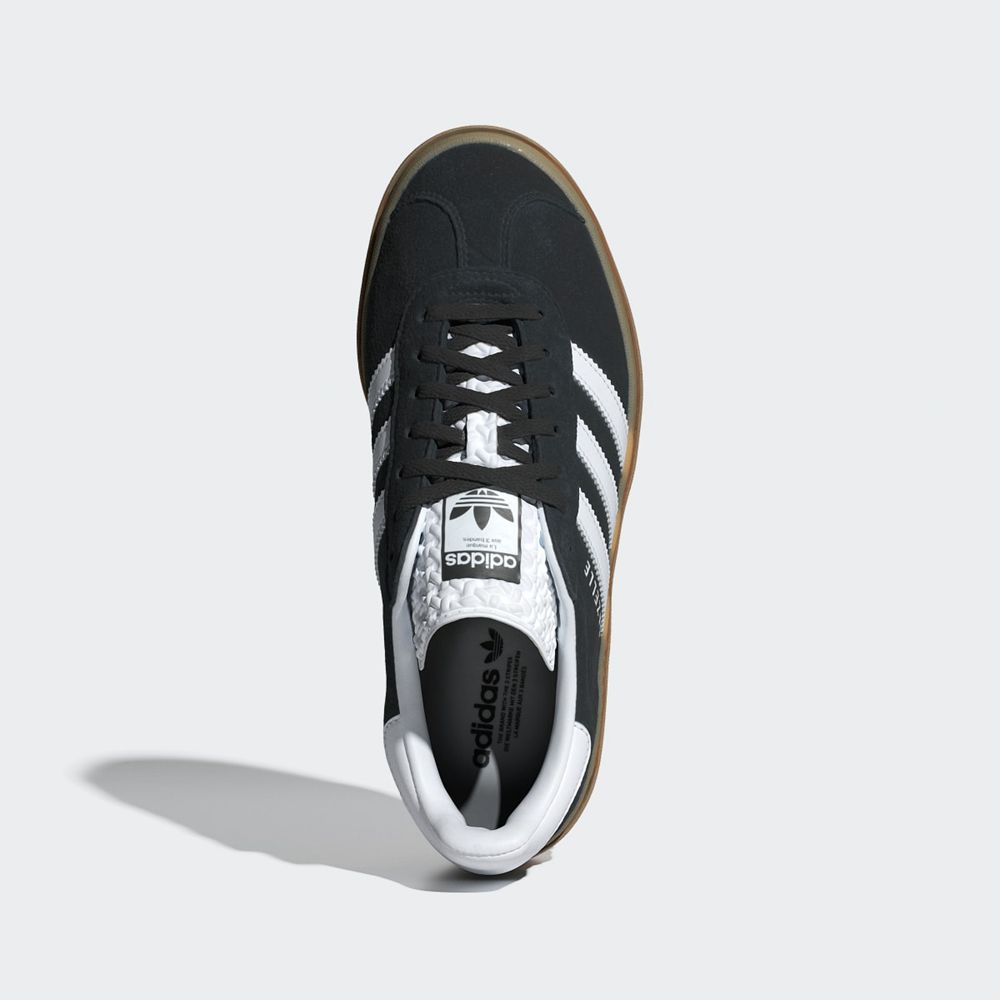 Basket Adidas Gazelle Bold Noir Blanche Femme | WHK-04832556