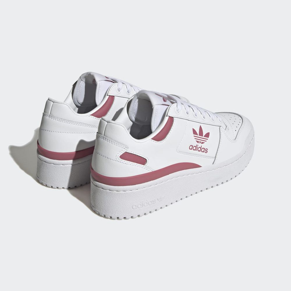 Basket Adidas Forum Bold Blanche Rose Femme | CQP-92871481