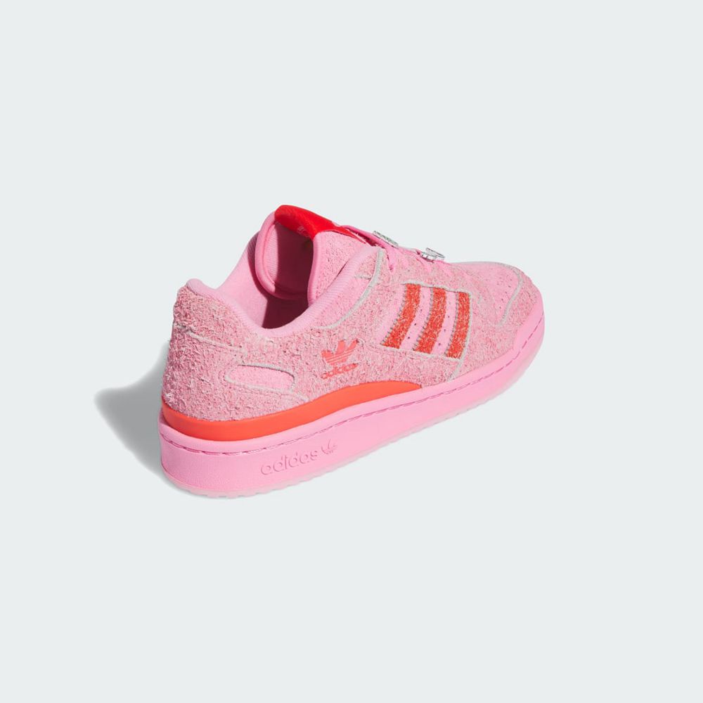 Basket Adidas Forum Low CL The Grinch Rose Rouge Femme | GMK-07597229