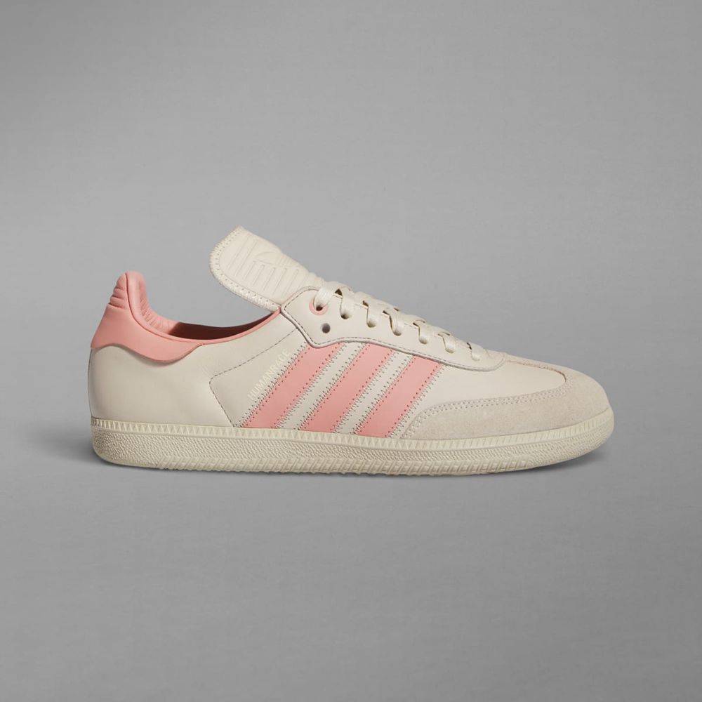 Basket Adidas Humanrace Samba Beige Rose Femme | GNF-86514811