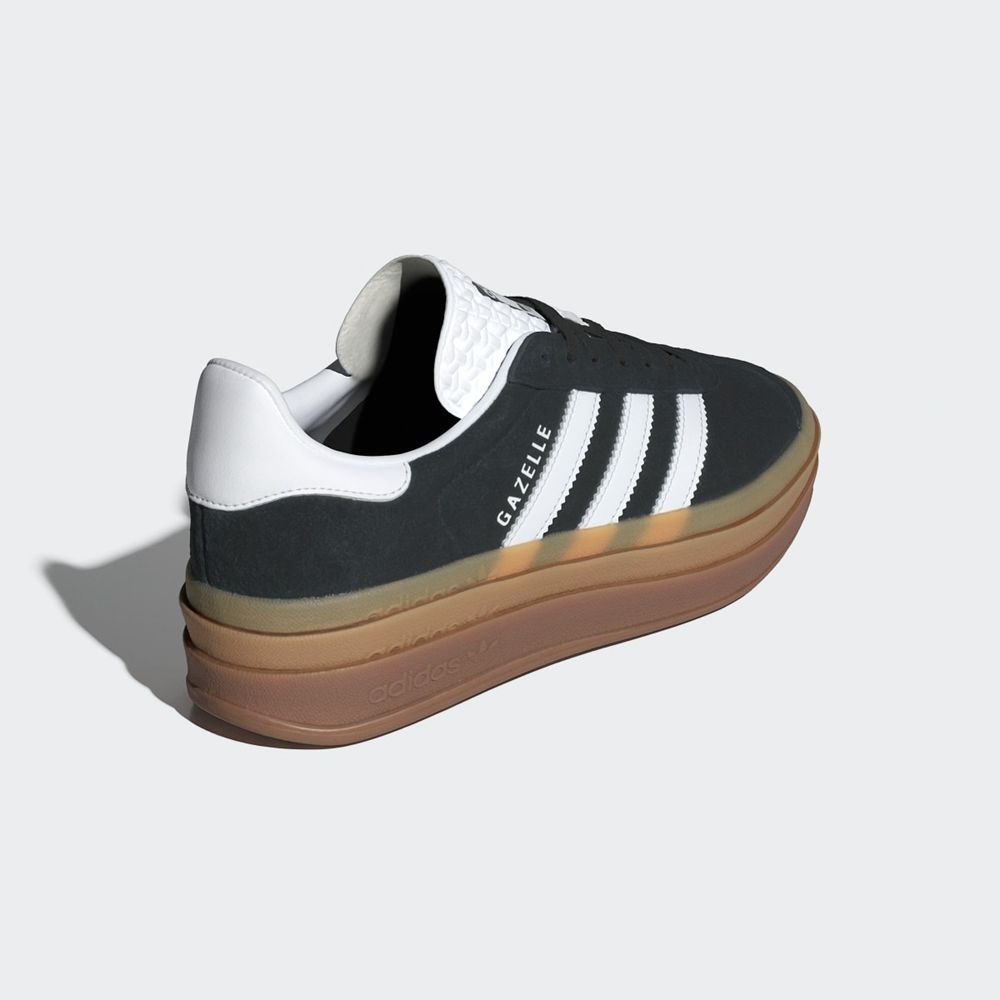 Basket Adidas Gazelle Bold Noir Blanche Femme | WHK-04832556