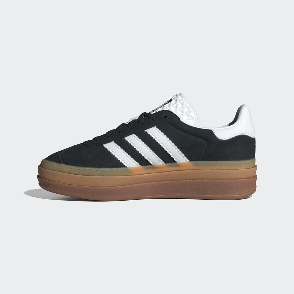 Basket Adidas Gazelle Bold Noir Blanche Femme | WHK-04832556