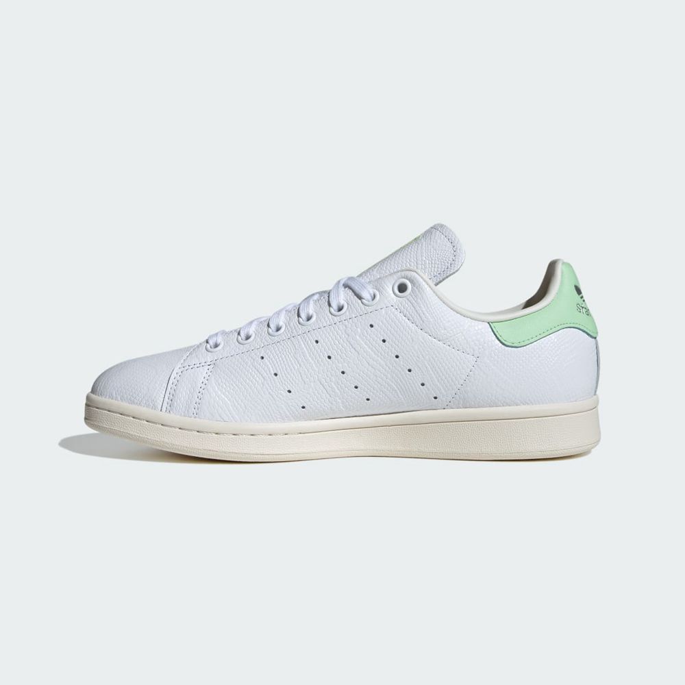 Basket Adidas Stan Smith Blanche Vert Femme | DYF-26685708