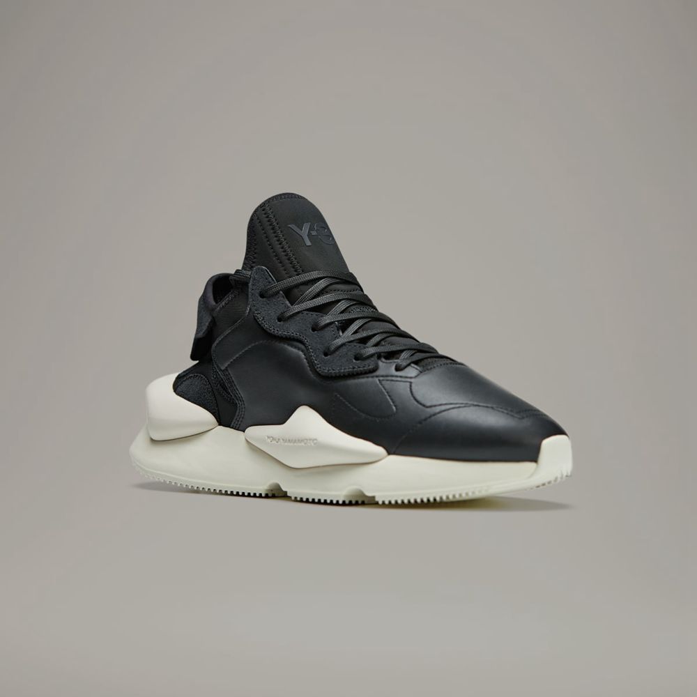 Basket Adidas Y-3 Kaiwa Noir Blanche Femme | MQF-48125855