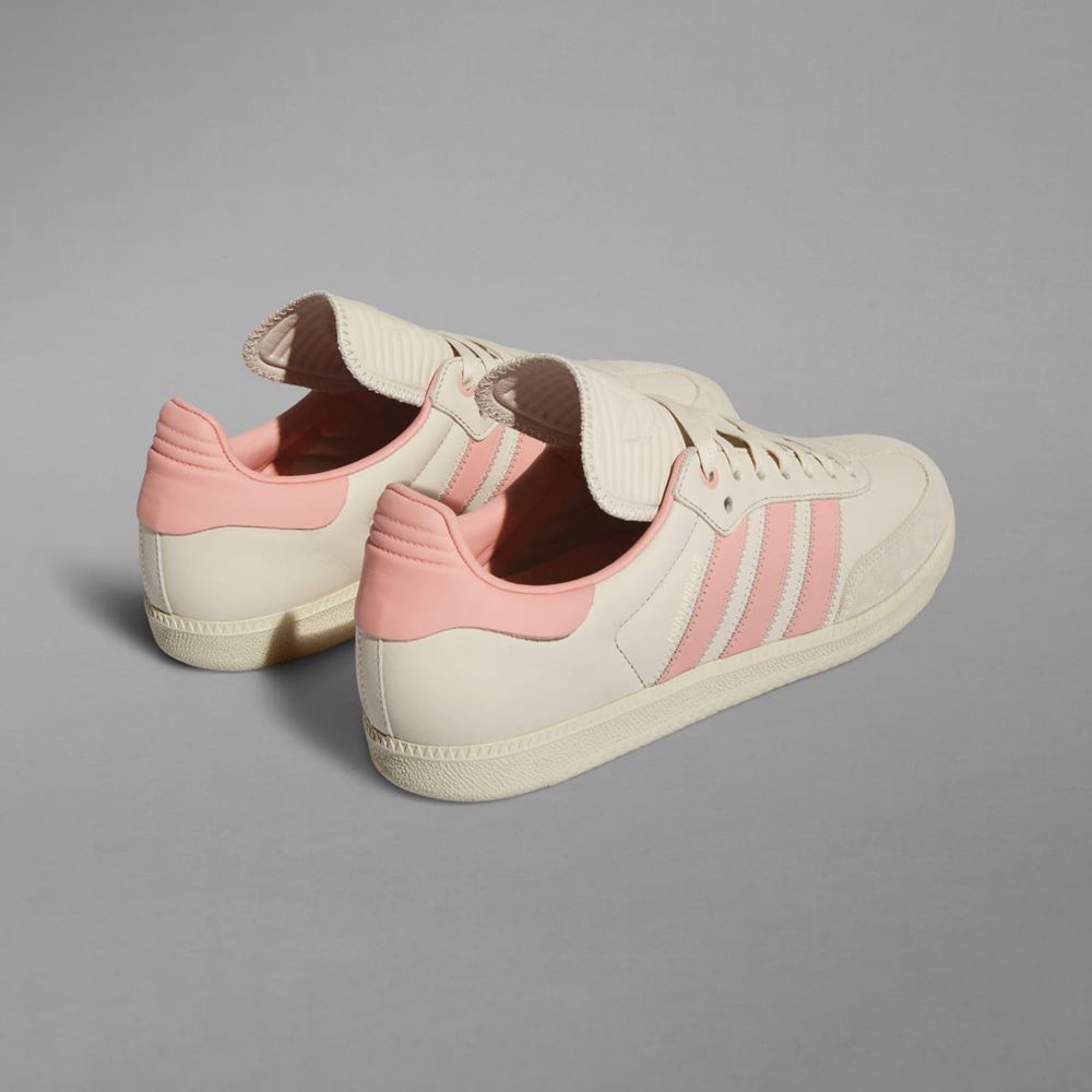 Basket Adidas Humanrace Samba Beige Rose Femme | GNF-86514811