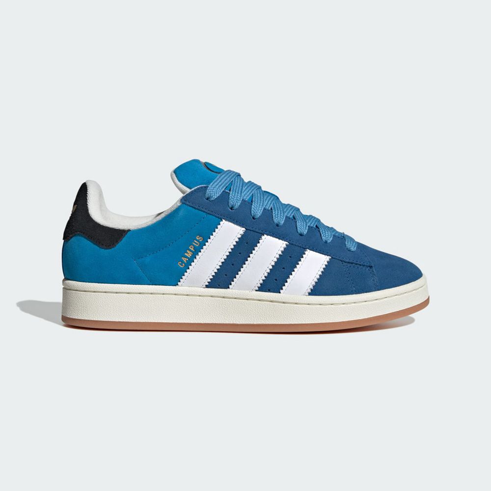 Basket Adidas Campus 00s Bleu Blanche Noir Femme | IHT-70858874