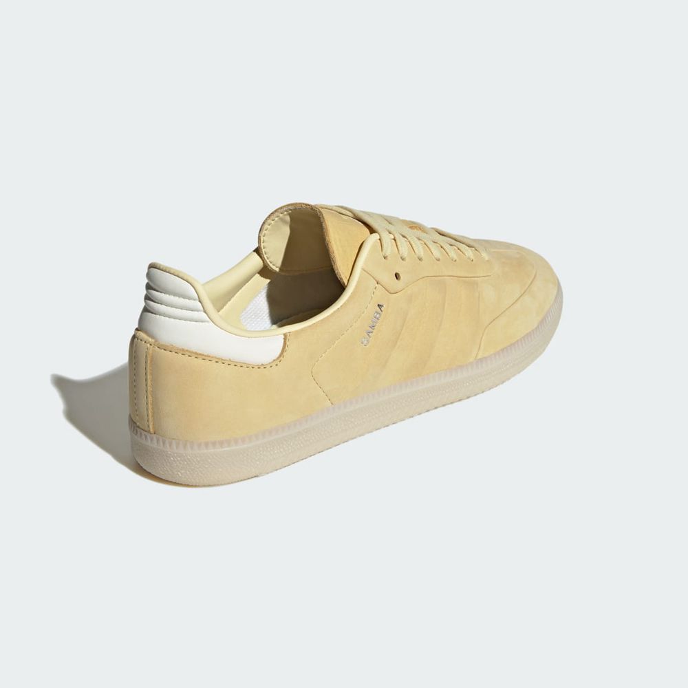 Basket Adidas Samba Jaune Blanche Femme | ACI-63923570