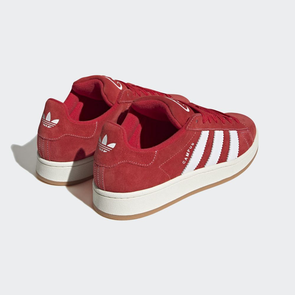 Basket Adidas Campus 00s Rouge Blanche Femme | BEZ-19500073