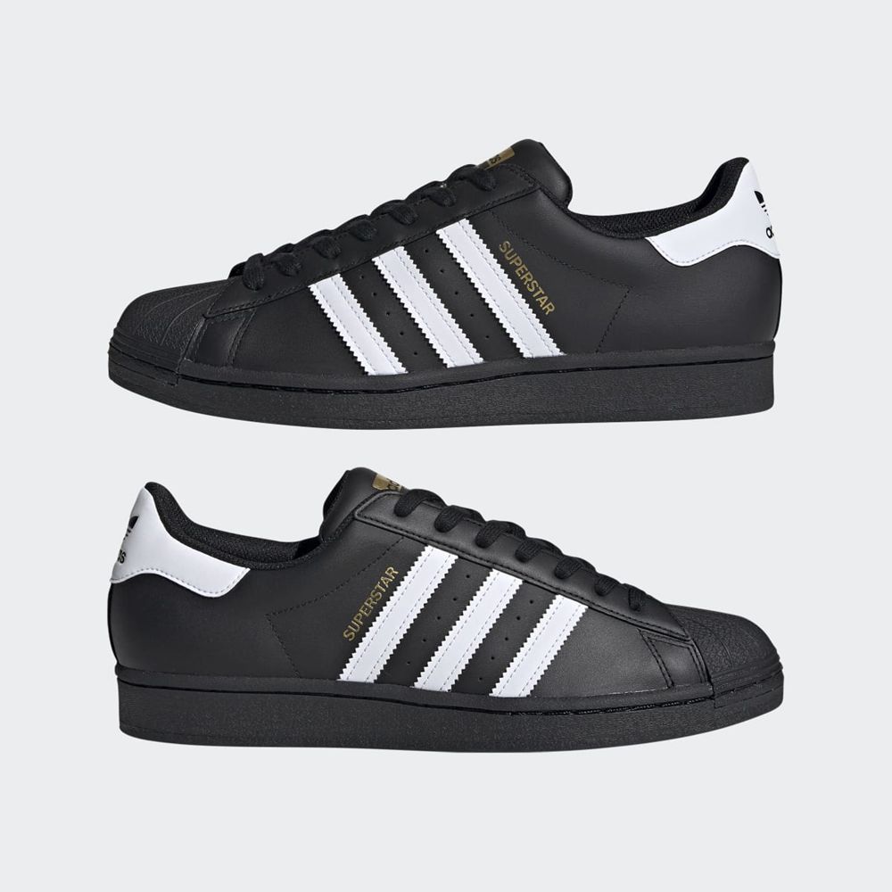 Basket Adidas Superstar Noir Blanche Femme | BEN-93754606