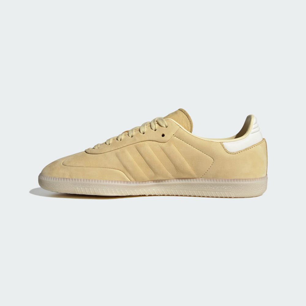 Basket Adidas Samba Jaune Blanche Femme | ACI-63923570