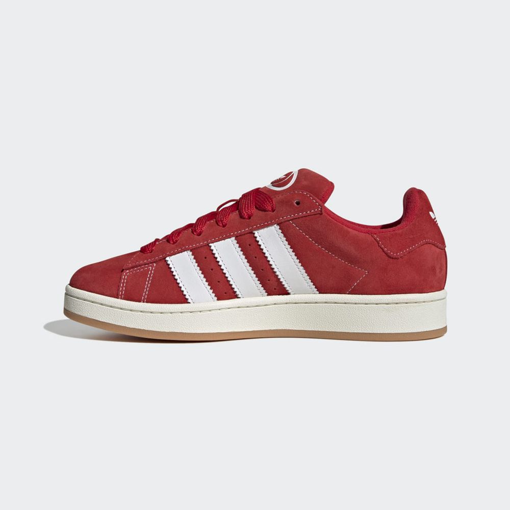 Basket Adidas Campus 00s Rouge Blanche Femme | BEZ-19500073