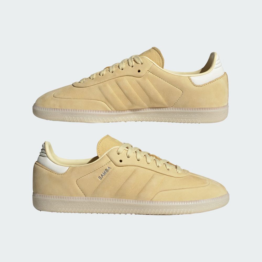 Basket Adidas Samba Jaune Blanche Femme | ACI-63923570