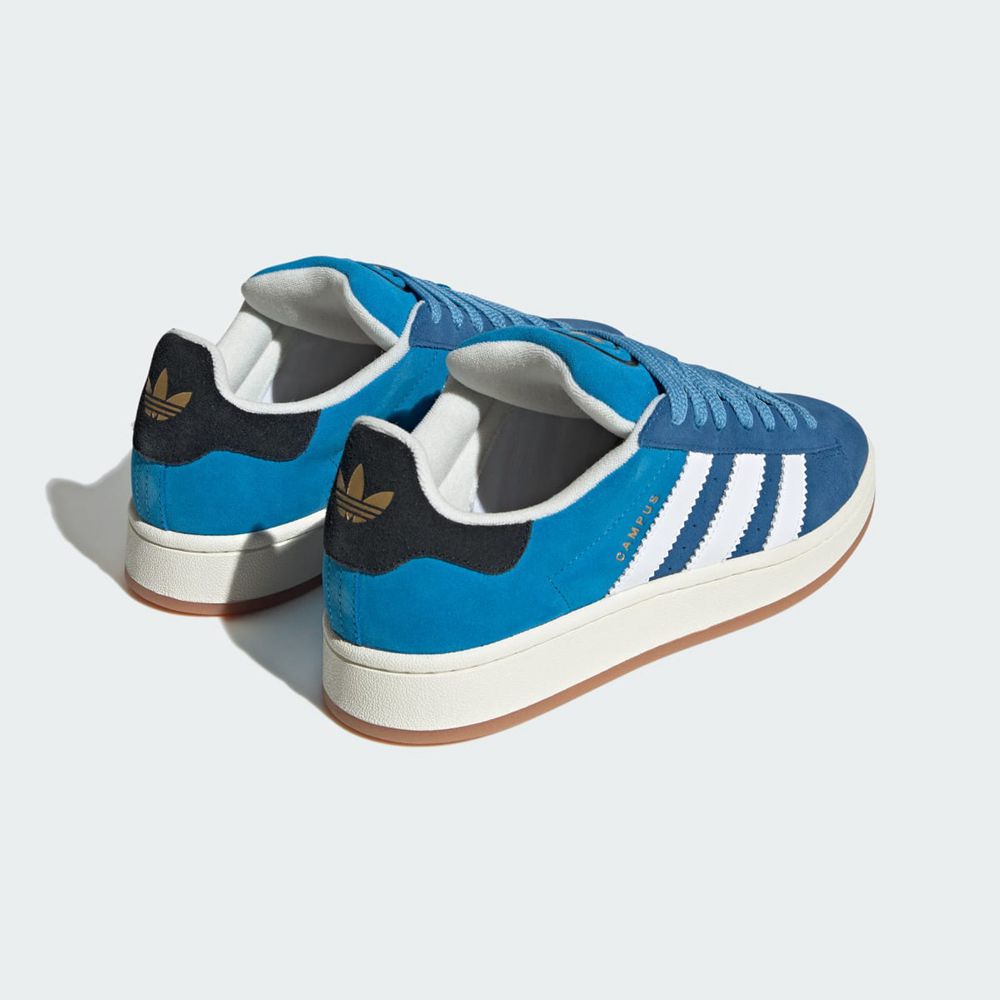 Basket Adidas Campus 00s Bleu Blanche Noir Femme | IHT-70858874