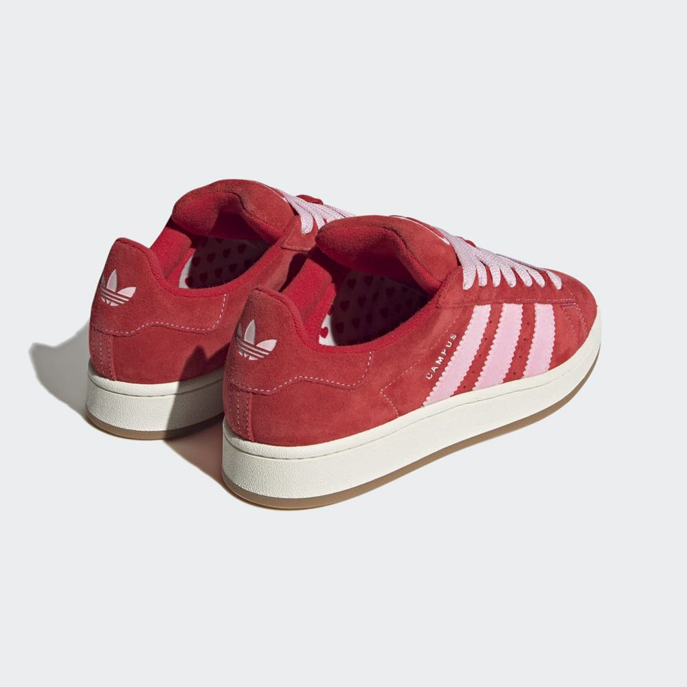 Basket Adidas Campus 00s Rouge Rose Blanche Femme | MVH-38549446