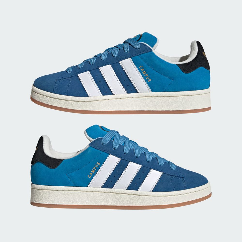 Basket Adidas Campus 00s Bleu Blanche Noir Femme | IHT-70858874