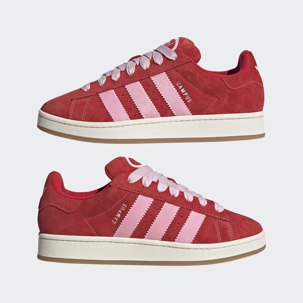 Basket Adidas Campus 00s Rouge Rose Blanche Femme | MVH-38549446