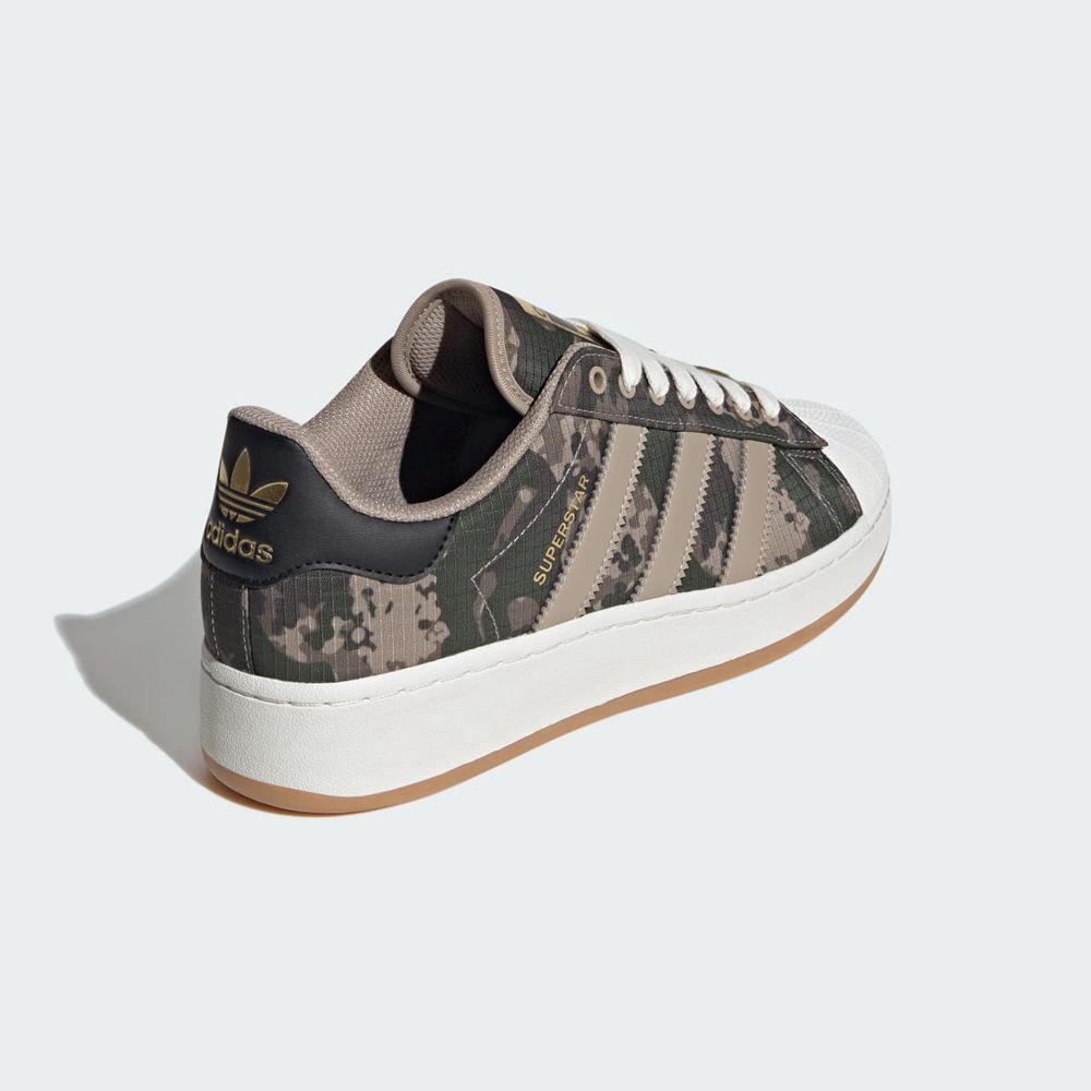 Basket Adidas Superstar XLG Vert Beige Femme | UWN-79742922