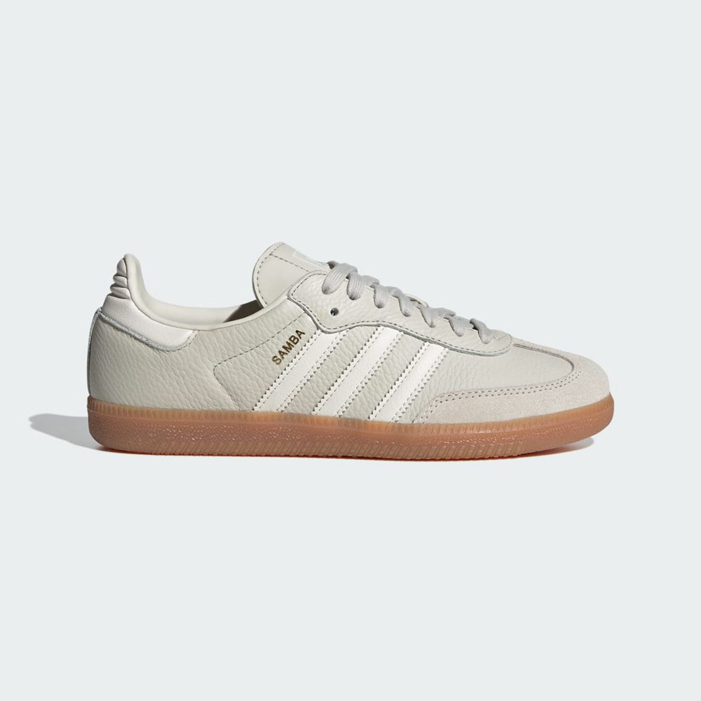 Basket Adidas Samba OG Beige Blanche Femme | BLR-43815342