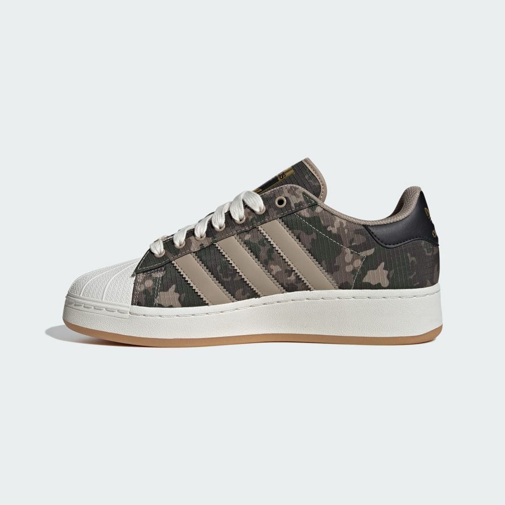 Basket Adidas Superstar XLG Vert Beige Femme | UWN-79742922