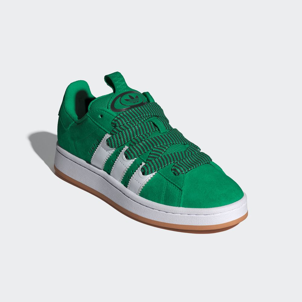 Basket Adidas Campus 00s Vert Blanche Femme | ACL-78144075