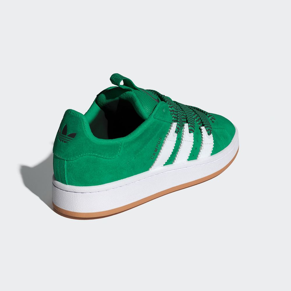 Basket Adidas Campus 00s Vert Blanche Femme | ACL-78144075