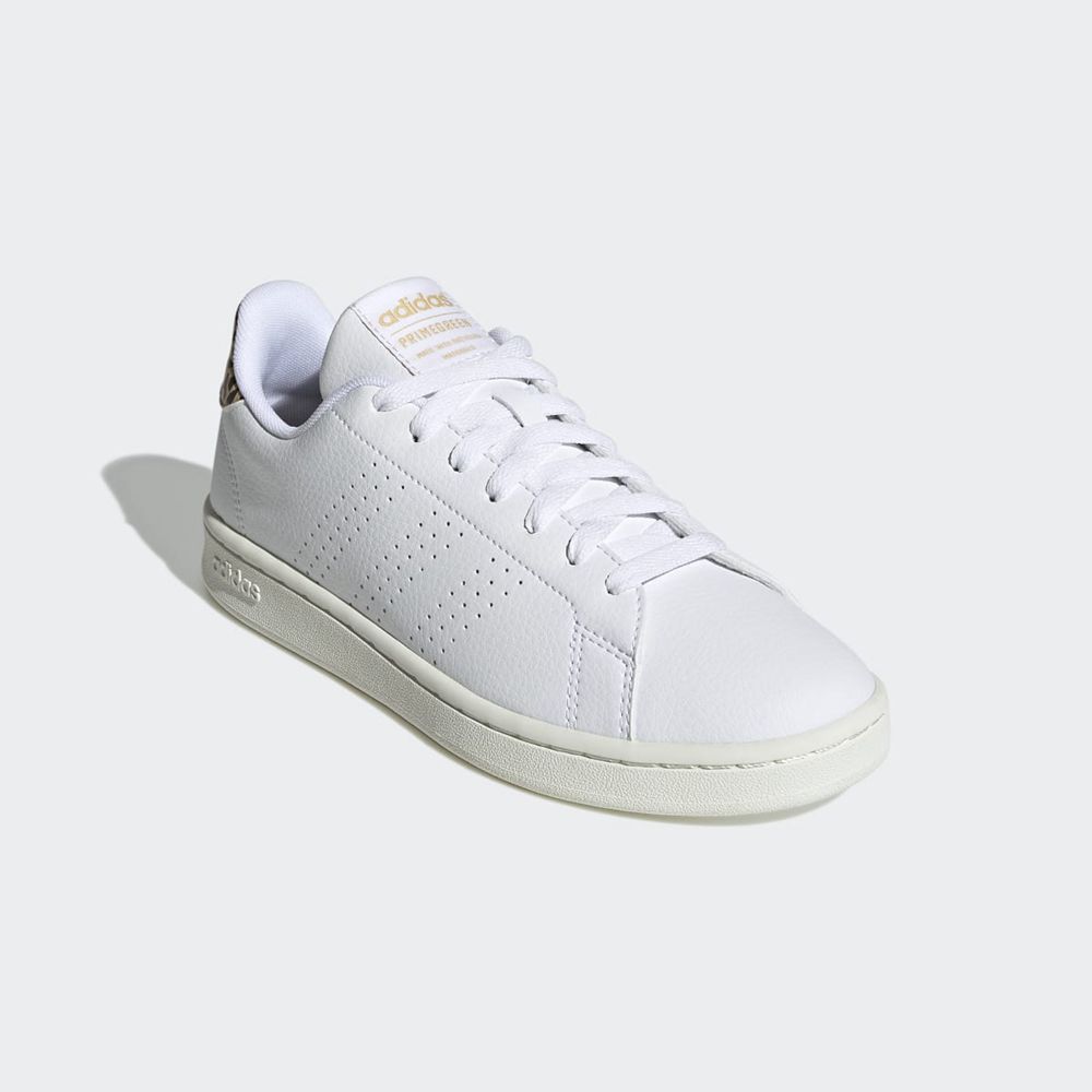 Basket Adidas Advantage Blanche Femme | NIB-73640918