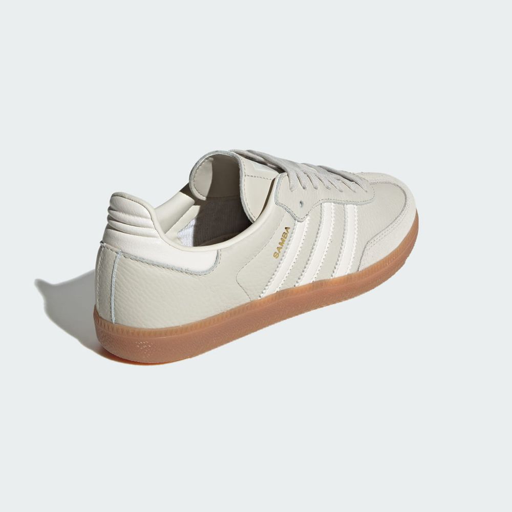 Basket Adidas Samba OG Beige Blanche Femme | BLR-43815342