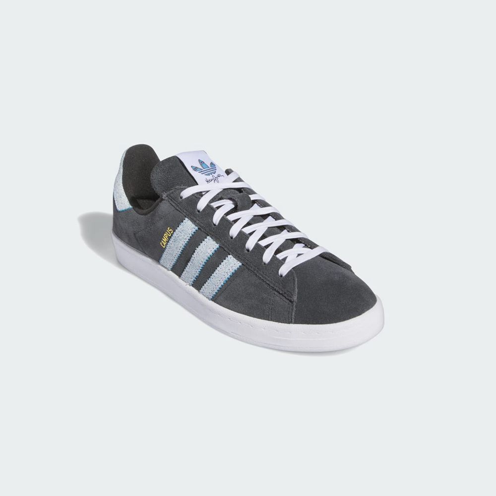 Basket Adidas Henry Jones x Campus ADV Grise Blanche Bleu Femme | KWC-37530586