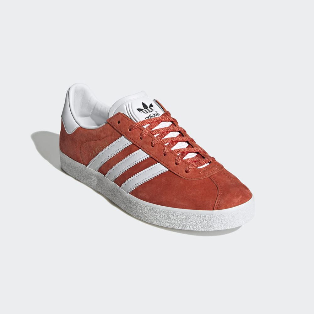 Basket Adidas Gazelle 85 Rouge Blanche Noir Femme | HOP-33066108