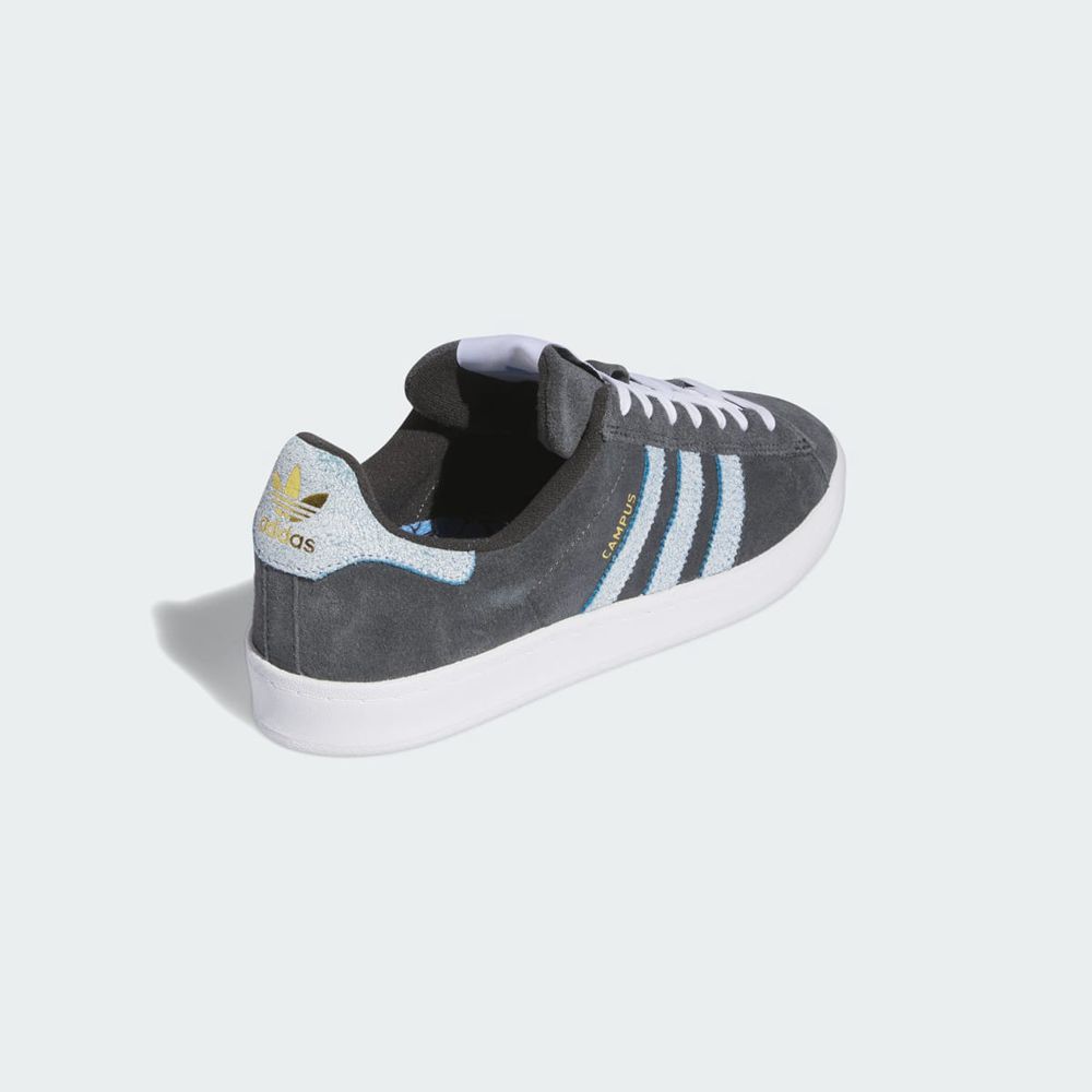 Basket Adidas Henry Jones x Campus ADV Grise Blanche Bleu Femme | KWC-37530586