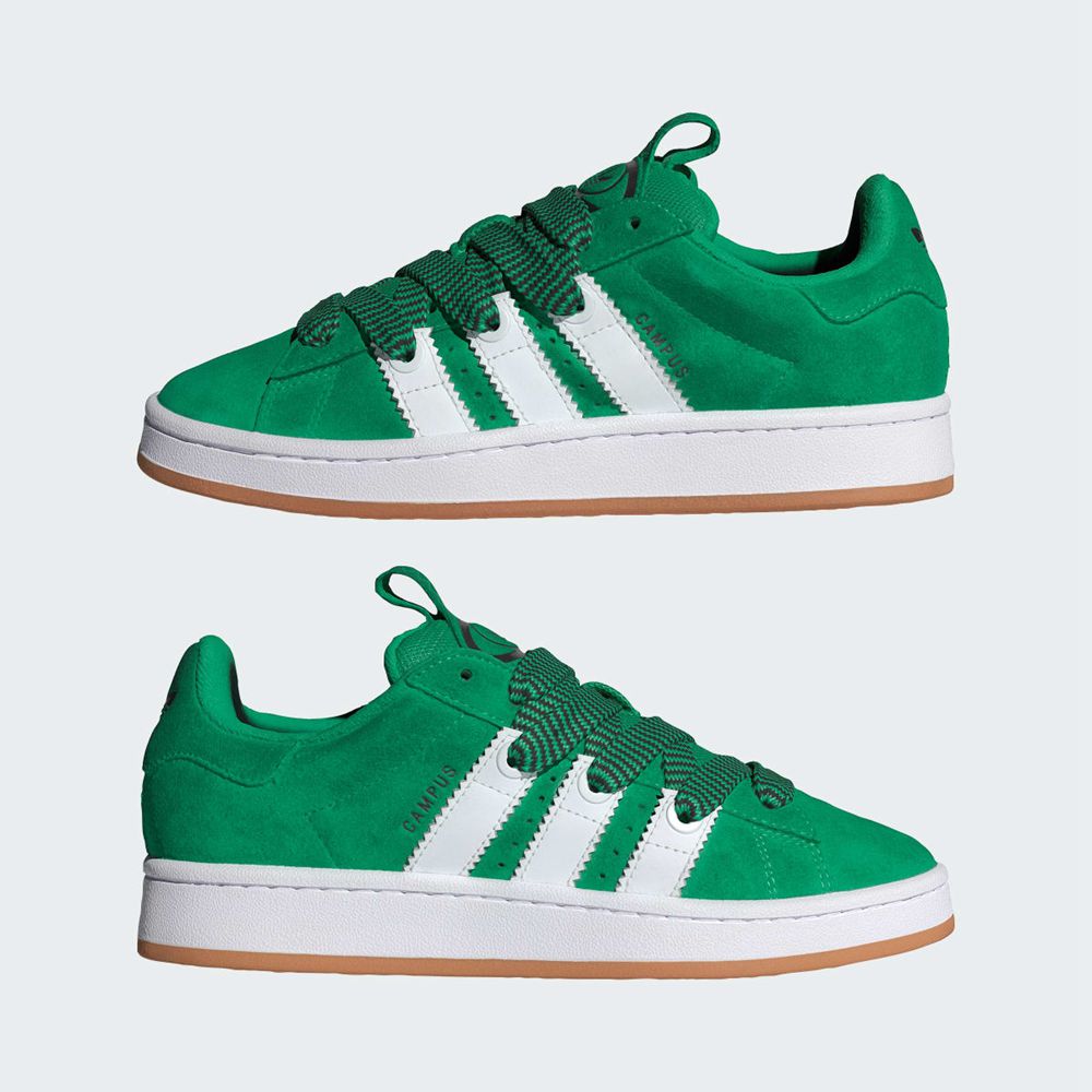 Basket Adidas Campus 00s Vert Blanche Femme | ACL-78144075