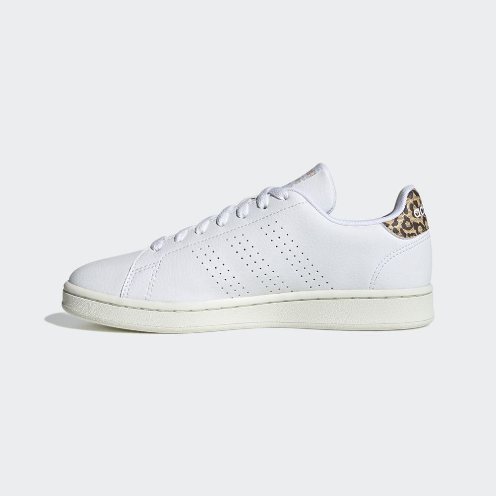 Basket Adidas Advantage Blanche Femme | NIB-73640918