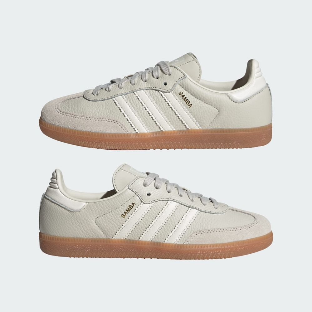 Basket Adidas Samba OG Beige Blanche Femme | BLR-43815342