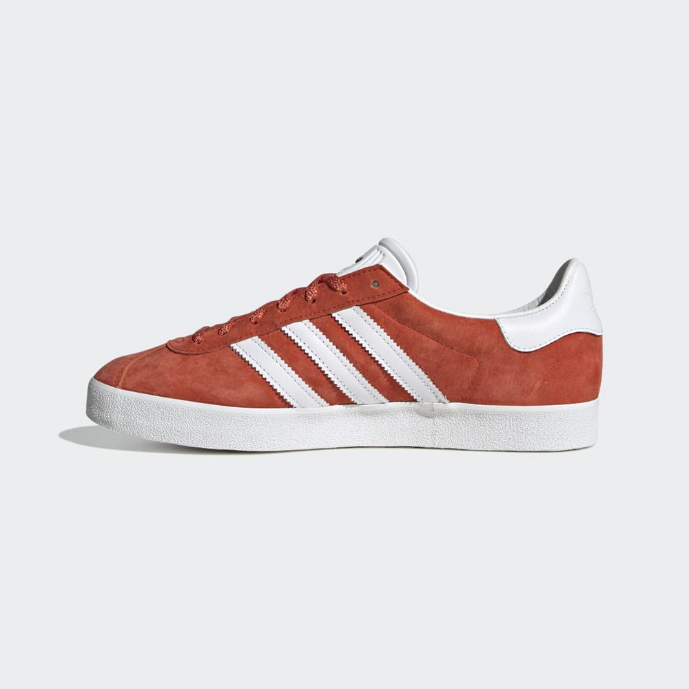 Basket Adidas Gazelle 85 Rouge Blanche Noir Femme | HOP-33066108